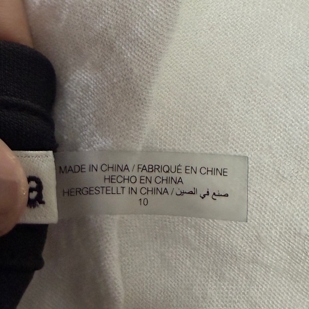 Alice + Olivia Millicent Wrap Dress Black Floral Butterfly Long Sleeve Mini 10 - Picture 8 of 15